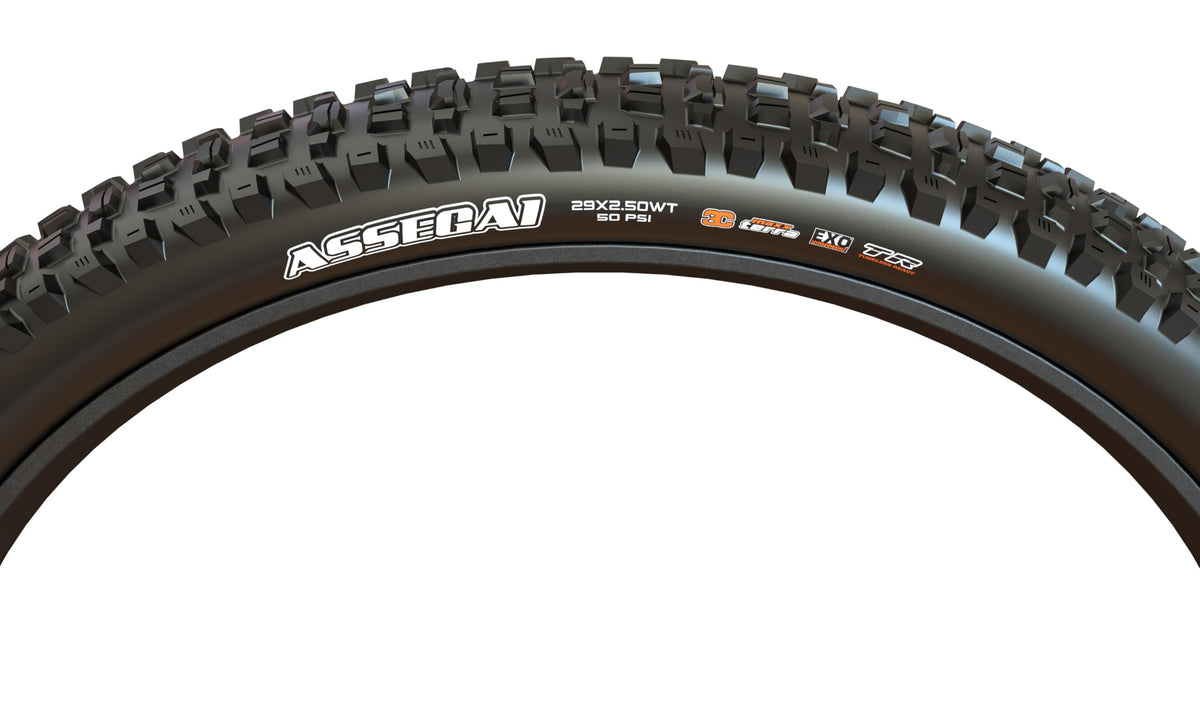 Maxxis Assegai - Dual Compound - 29, 27.5 - EXO - E25 Rating, Tubeless | Supreme Braking and Cornering Traction