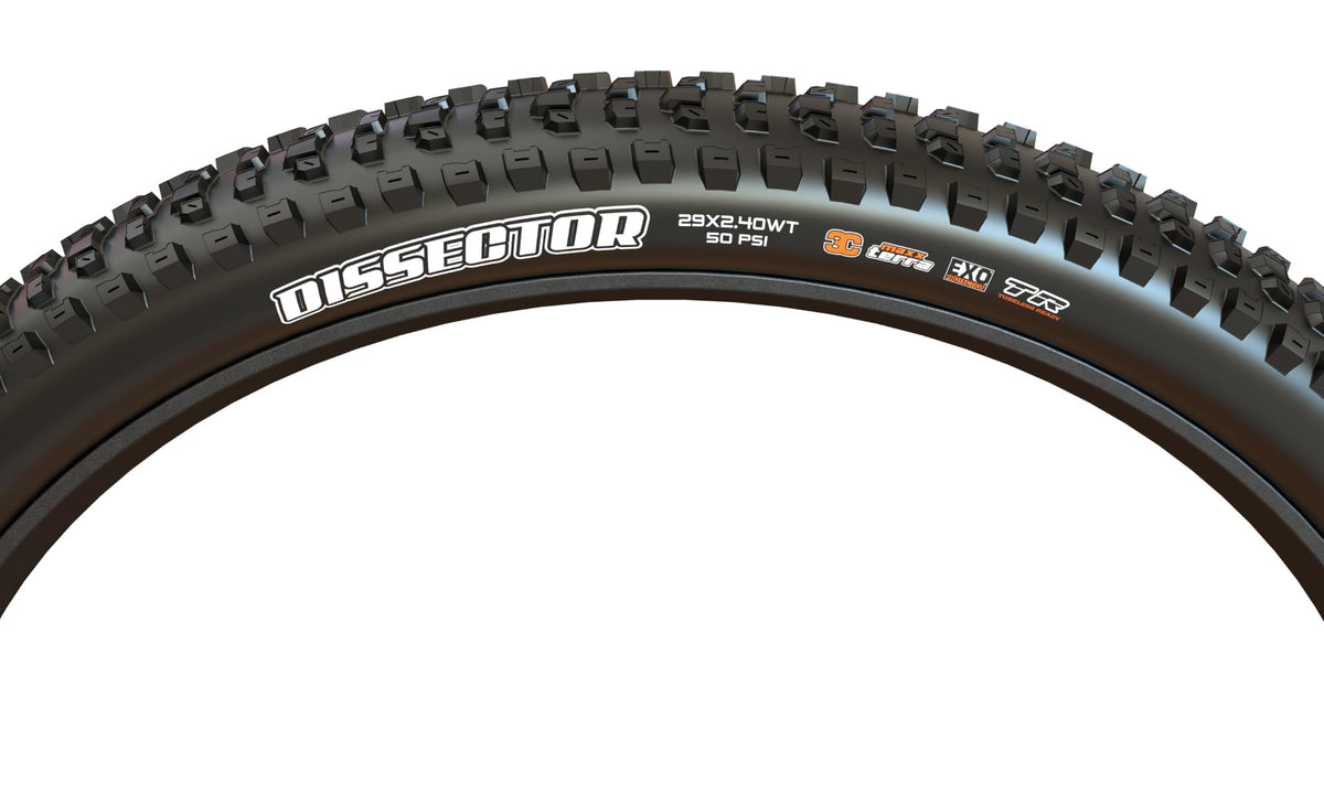 Maxxis Dissector - 3C MaxxTerra - 29, 27.5 - EXO, EXO+, DD - E25 Rating, Tubeless | Troy Brosnan’s Signature Model