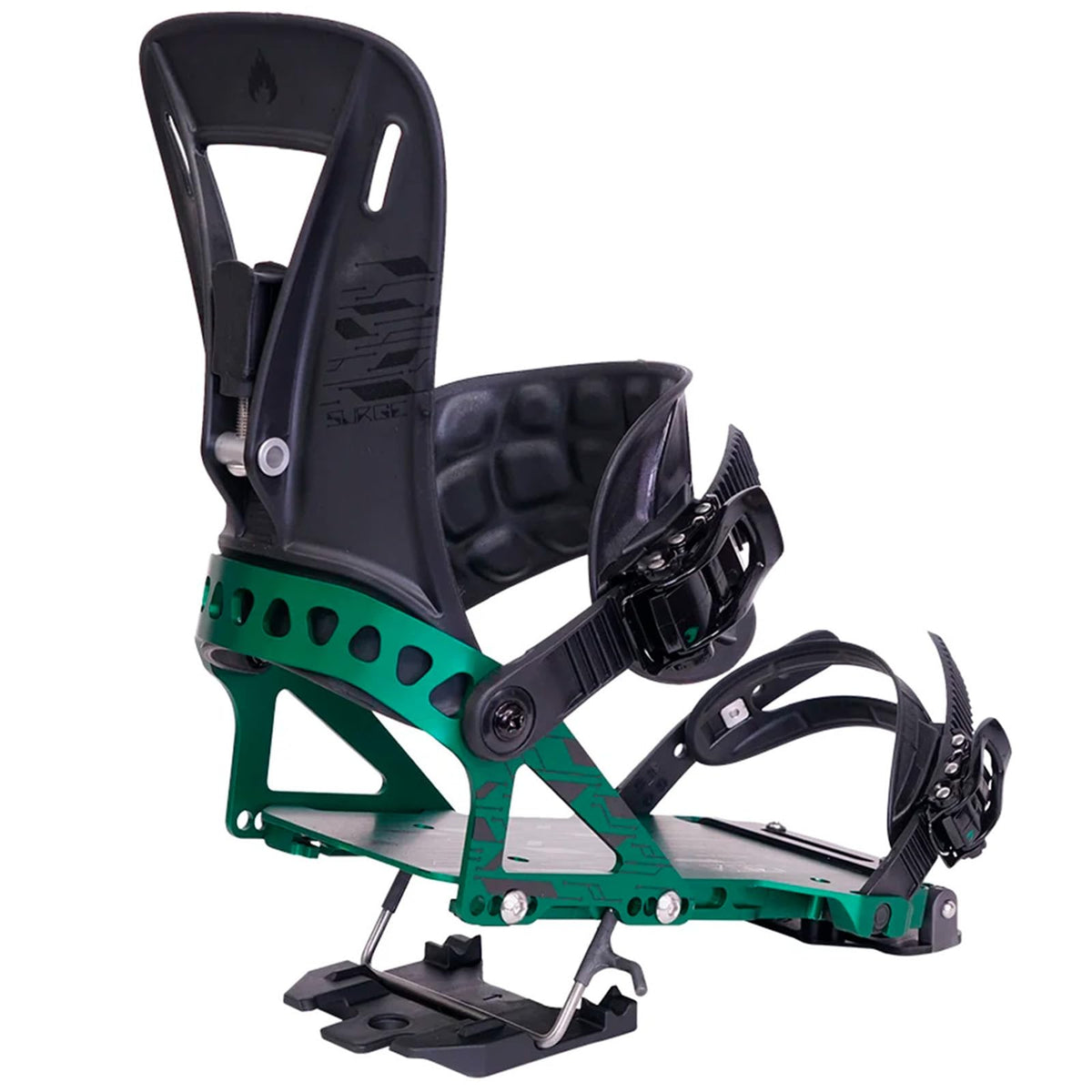 Spark R&D Unisex Surge ST Bindings - Durable Reliable Lightweight Easy-to-Install Puck-Compatible Splitboard Fasteners for All-Mountain, Freeride & Touring