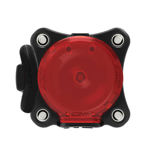 LEZYNE Zecto Drive 200+ Bicycle USB Rechargeable IPX7 Waterproof LED Rear Light w/Multiple Solid & Flash Modes | Silicone Rubber Mounting Strap Included, 200 Lumens/USB-C, Black