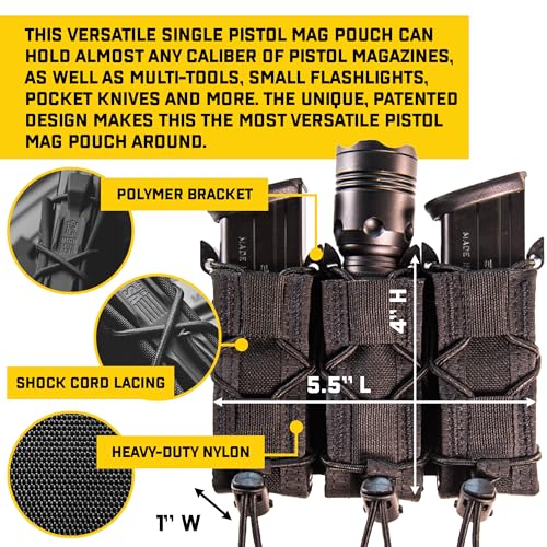 High Speed Gear Triple Pistol TACO MOLLE Mag Pouch
