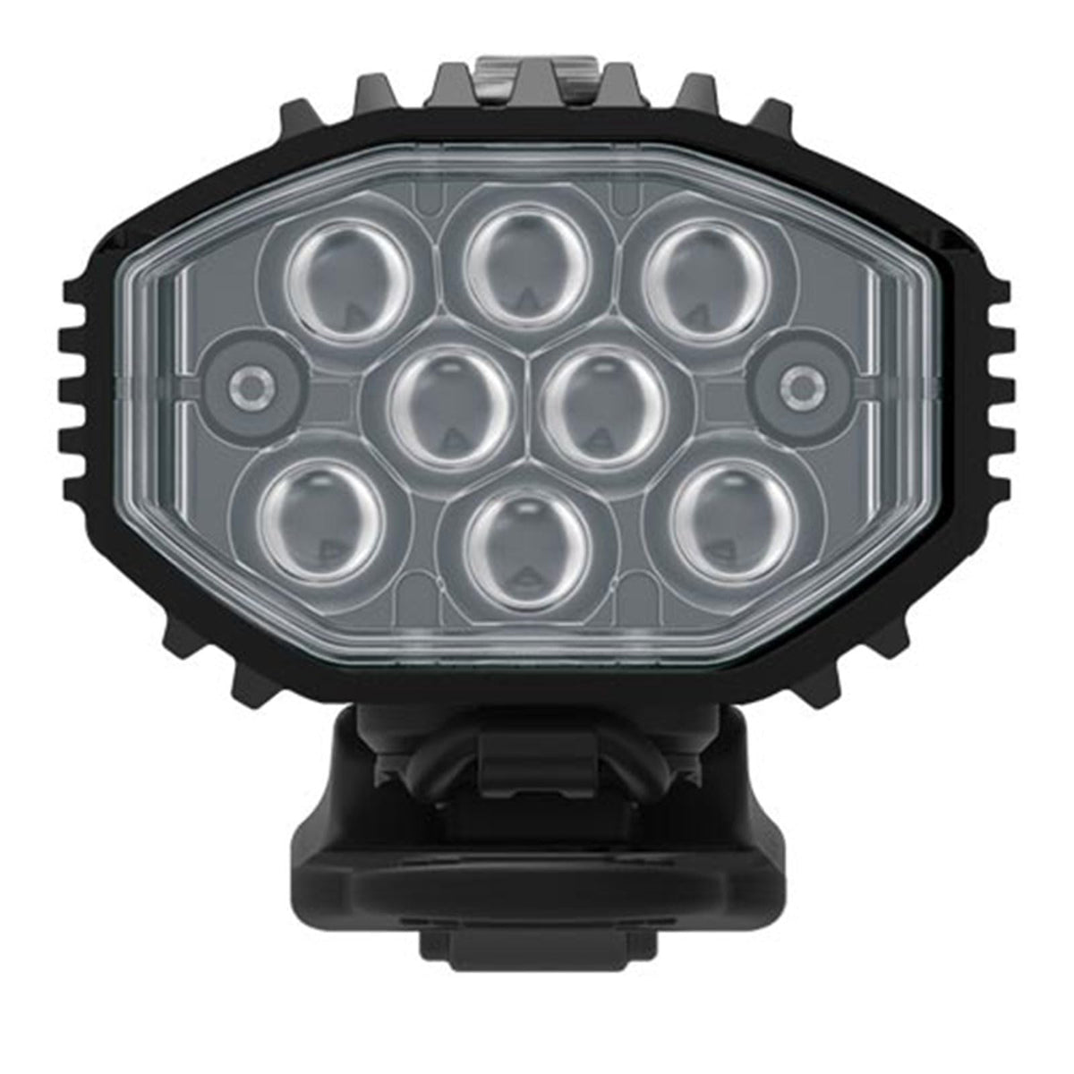 LEZYNE Lite Drive Bicycle Durable USB Rechargeable IPX7 Waterproof White LEDs Front Light w/Multiple Solid & Flash Modes | Silicone Rubber Mounting Strap Included - 1000/1200 Lumens Options