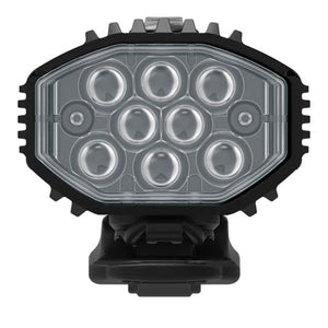 LEZYNE Lite Drive Bicycle Durable USB Rechargeable IPX7 Waterproof White LEDs Front Light w/Multiple Solid & Flash Modes | Silicone Rubber Mounting Strap Included - 1000/1200 Lumens Options