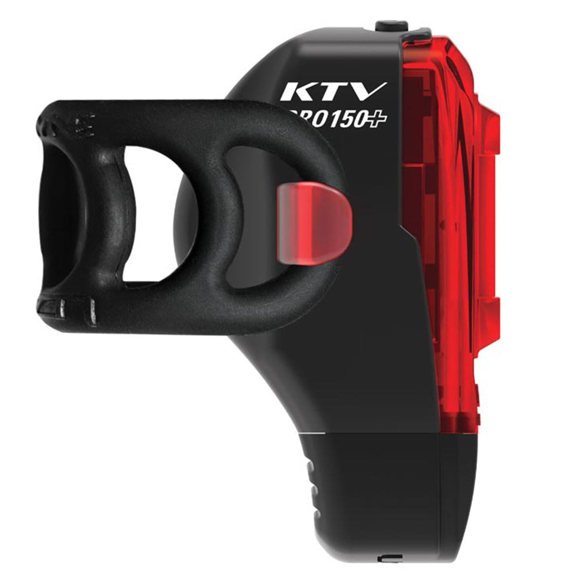 LEZYNE KTV Drive Pro Bicycle USB Rechargeable IPX7 Waterproof 270-Degree Visibility LED Rear Light w/Multiple Solid & Flash Modes | Mounting Strap Included - 75/150 Lumens Options