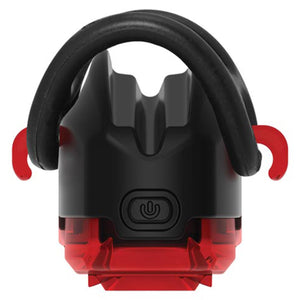 LEZYNE KTV Drive Pro Alert Rear - Bicycle USB Rechargeable Durable Weather-Resistant IPX7 White LED Tail Light with Solid & Flash Modes | Includes Silicone Rubber Mounting Strap | 75/150 Lumens