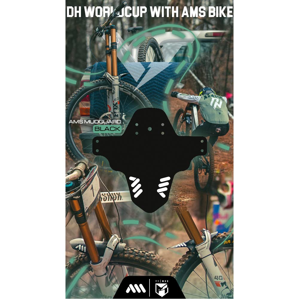 Bike Front Wheel Mudguard - Lightweight & Durable Protection - Universal Fit - Protect Against Mud, Water Spray and More