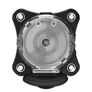 LEZYNE Zecto Drive Bicycle Durable USB Rechargeable IPX7 Waterproof 250 Lumens White LEDs Front Light w/Multiple Solid & Flash Modes | Silicone Rubber Mounting Strap Included