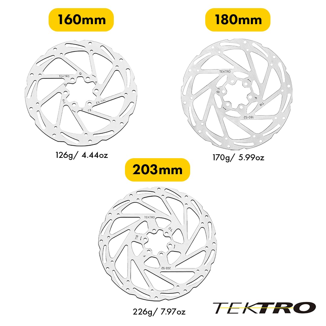 TEKTRO Bicycle Brake Disc Rotor For Maximum Control