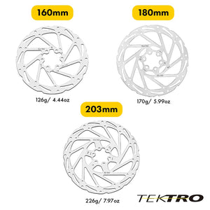 TEKTRO Bicycle Brake Disc Rotor For Maximum Control