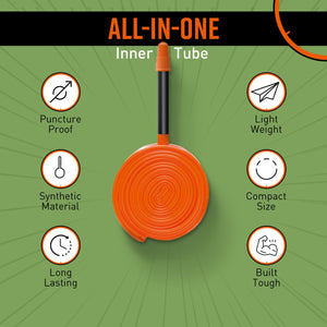 Tubolito CX/Gravel 700C x 32-50mm, 42mm / 60mm Presta Valve | Light, Strong & Compact | Rim & Disc Brake Compatibility