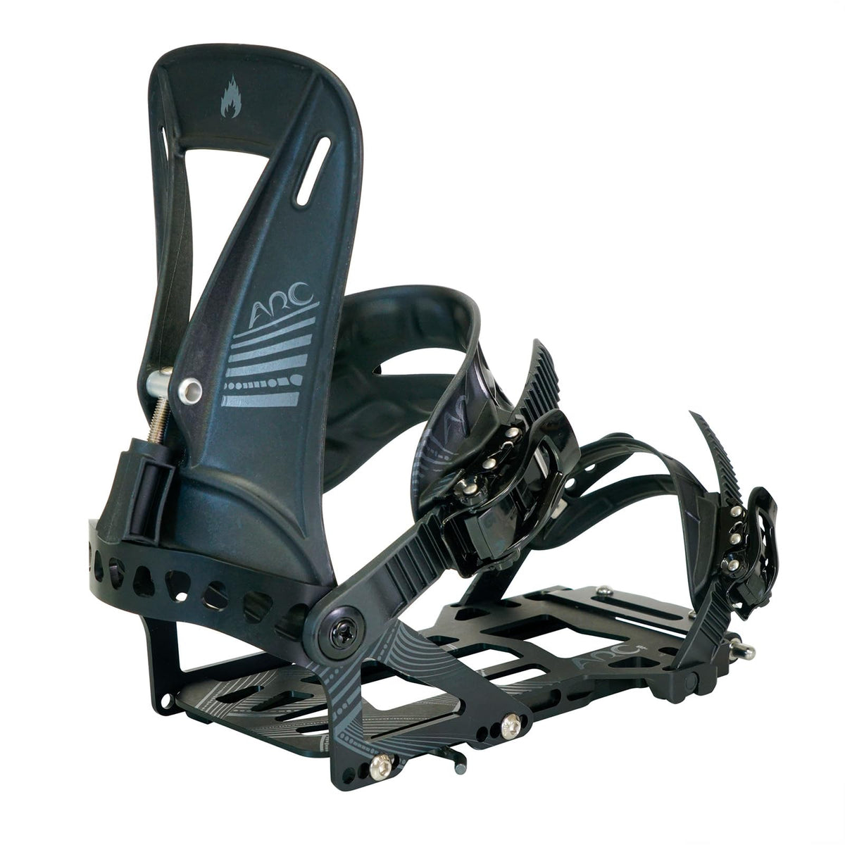 Spark R&D Unisex Arc ST Bindings - Durable Reliable Lightweight Easy-to-Install Puck-Compatible Splitboard Fasteners for All-Mountain, Freeride & Touring