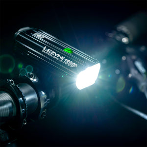 LEZYNE Super Drive Bicycle USB Rechargeable IPX7 White LED Front Light with Multiple Solid & Flash Modes | Integrated Silicone Rubber Strap Mount | Smart Connect | 1600/1800 Lumens Options