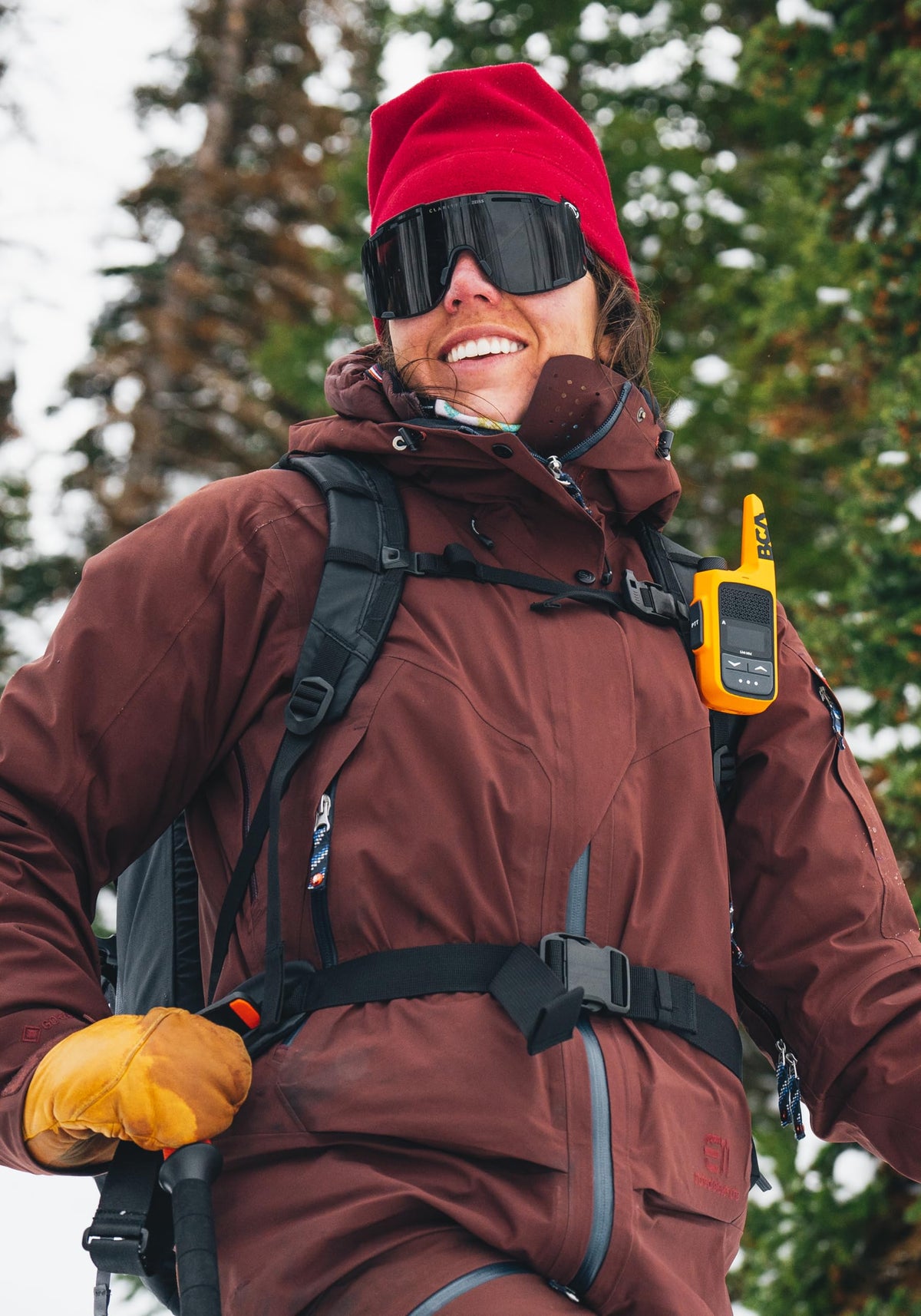 Backcountry Access BCA Link Mini Radio with Frogzskin Vent Kit - Two Way Emergency Radio for Snowmobiling & Skiing, Backcountry Radio