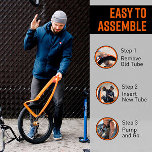 Tubolito Tubo-BMX TPU Inner Tube 20", 22”, and 24” Wheel Sizes | Fits Tire Widths 1.5" - 2.5" and 1 1/8" - 1 3/8" | Schrader & Presta Valve Options | Compatible with Rim & Disc Brakes