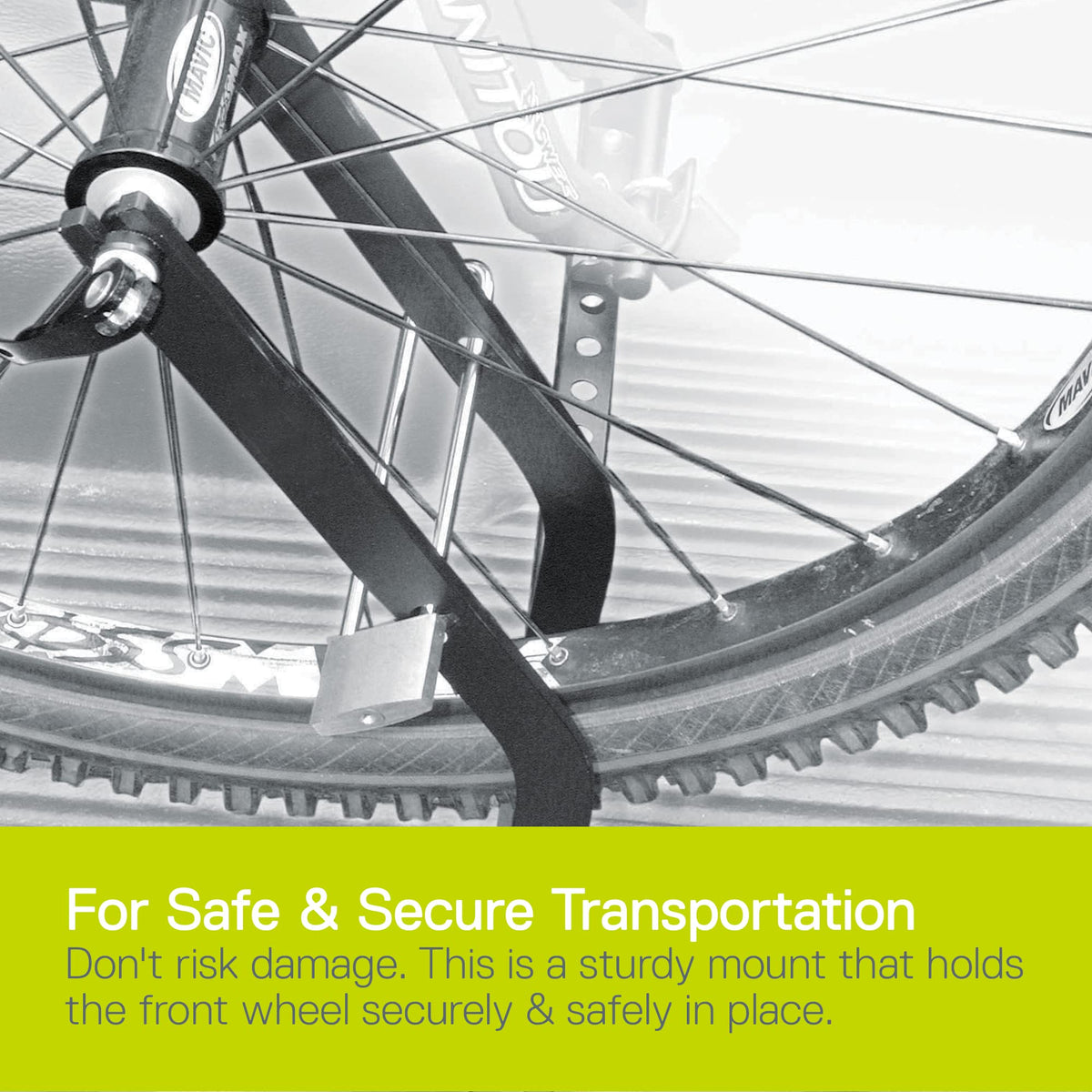 Original Bike Hitches by Delta Cycle - Securely Holds All Bicycles & Fits Any Flat Surface for Safe Transportation - Heavy Mountain Bikes, Road Bicycles & eBikes, Heat-Treated Aluminum