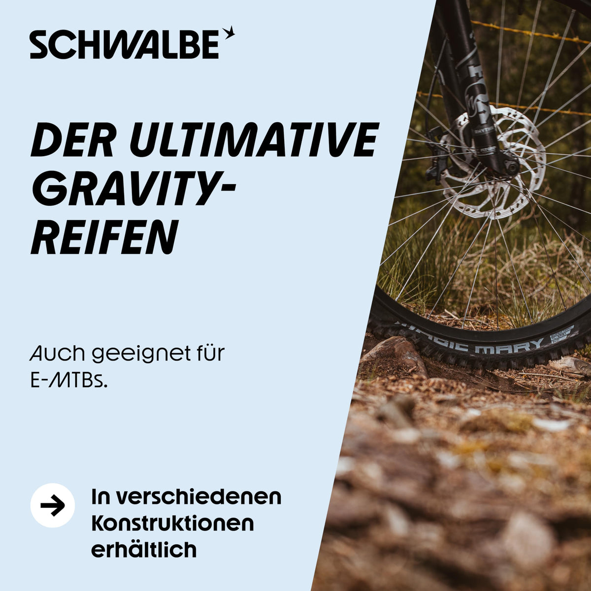Schwalbe Radial Magic Mary - Gravity Pro Addix Soft Folding Tyre