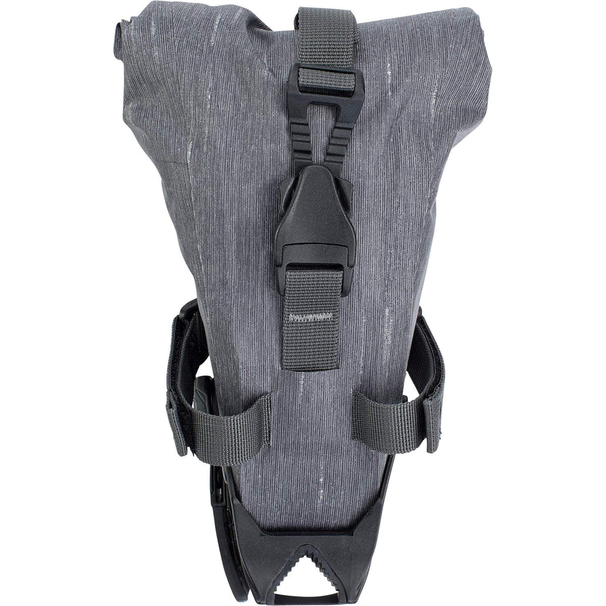 EVOC SEAT BAG TOUR saddle bag, Bicycle frame bag for more storage space on the seat post (size: M, 0.7 L storage space, abrasion-resistant, water-repellent, Hypalon reinforcement), Carbon Grey