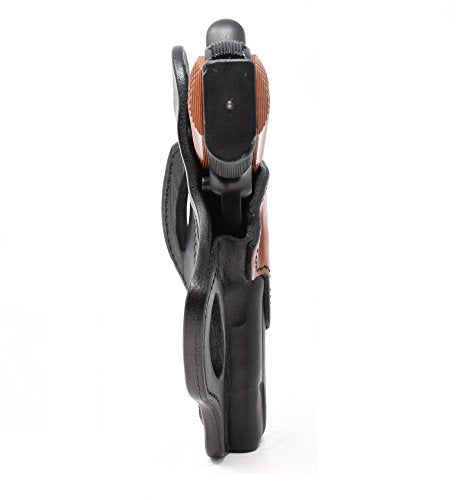 1791 GUNLEATHER 1911 Holster, Right Hand OWB Leather Gun Holster for Belts fits All 1911 Models with 4" and 5" Barrels