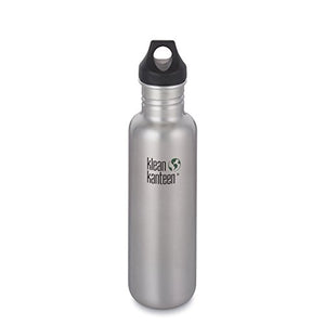 Klean Kanteen 18oz Kanteen Classic (w/Loop Cap) Brushed Stainless