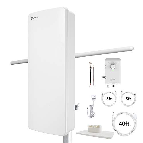 ANTOP ANTENNA HD Smart Panel AT-800SBS HDTV＆FM Amplified Antenna