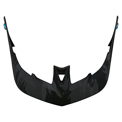 Troy Lee Designs A3 Adult Mountain Bike Helmet MIPS EPP EPS Premium Lightweight 16 Vents 3-Way Adjustable Detachable Visor All Mountain Enduro, Gravel, Trail, BMX, Off-Road MTB - Brushed Camo Blue