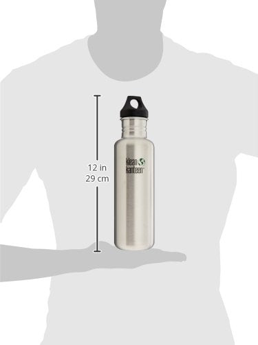 Klean Kanteen 18oz Kanteen Classic (w/Loop Cap) Brushed Stainless