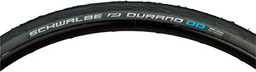 Schwalbe - Durano Road and Touring Folding Clincher Bike Tire | Multiple Sizes | Performance Line, RaceGuard | Black
