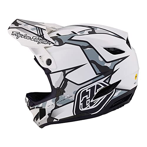 Troy Lee Designs Adult | Downhill | Mountain Bike | BMX | Full Face D4 Composite Helmet Stealth W/MIPS