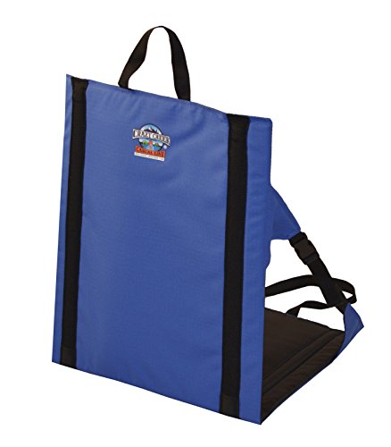 Crazy Creek Comfort Camping Chair Blue/Black - Portable Seat with Padding for Hiking, Stadium and Boat Use
