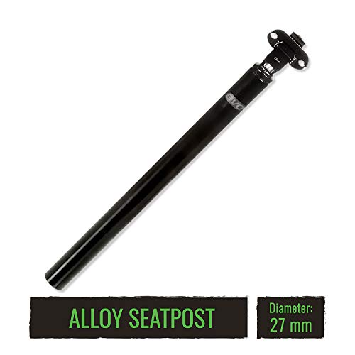 EVO Kalloy Bike Seat Stem Post - Black