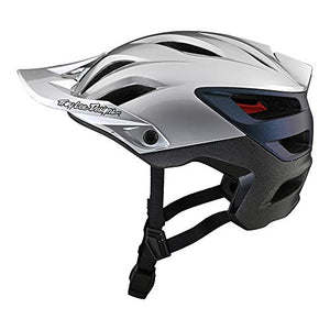 Troy Lee Designs Adult | All Mountain | Mountain Bike | A3 Helmet Uno W/MIPS (Silver/Electro, XS/SM)