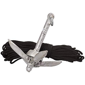 Scotty #797 Anchor Pack w/ 1.5-Pound Anchor Line in Watertight Jar,BLACK,Small