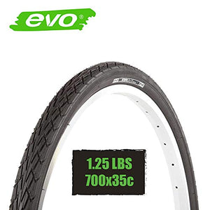 EVO, Metropol, Tire, 700x35C, Wire, Clincher, Black
