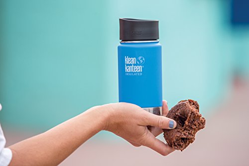 Klean Kanteen Wide Double Wall Vacuum Insulated Stainless Steel Coffee Mug with Leak Proof Café Cap 2.0