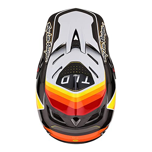 Troy Lee Designs D4 Carbon Full Face Mountain Bike Helmet for Max Ventilation Lightweight MIPS EPP EPS Racing Downhill DH BMX MTB - Adult Men Women
