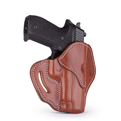 1791 GUNLEATHER Holster for Sig Sauer P226, P220, P229 Right Hand OWB Leather Gun Holster for Belts Also fits 1911 with Rails, HK VP9, Beretta 92FS