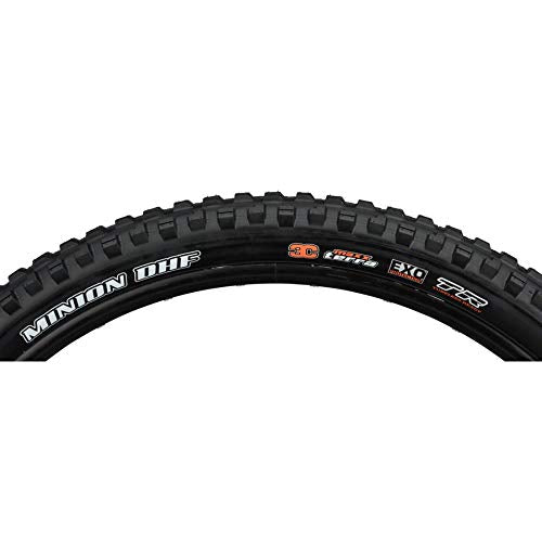Maxxis - Minion DHF 3C MaxxGrip Tubeless Ready Folding DH MTB Tire | Front tire for Downhill Mountain Bikes | Dual-ply 60 TPI casing with Butyl Insert