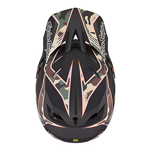 Troy Lee Designs Adult | Downhill | Mountain Bike | BMX | Full Face D4 Composite Helmet Stealth W/MIPS