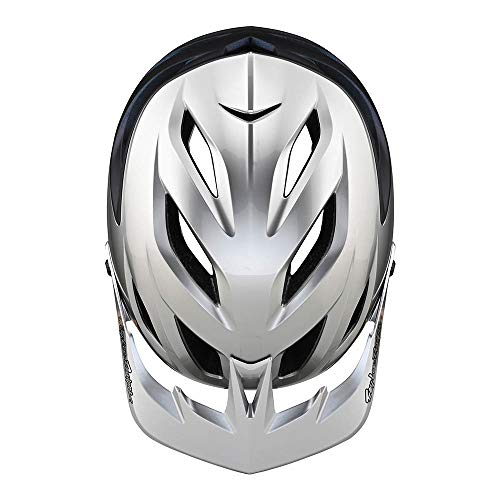 Troy Lee Designs Adult | All Mountain | Mountain Bike | A3 Helmet Uno W/MIPS (Silver/Electro, XS/SM)