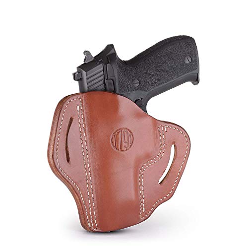 1791 GUNLEATHER Holster for Sig Sauer P226, P220, P229 Right Hand OWB Leather Gun Holster for Belts Also fits 1911 with Rails, HK VP9, Beretta 92FS