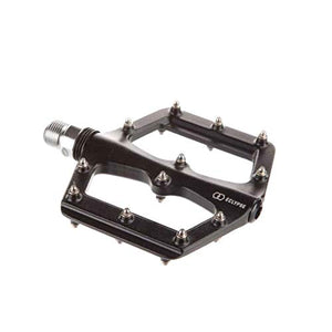 Eclypse Low Profile Mountain Bike and BMX Platform Pedals Alloy Body - 9/16'' Cromolly Spindle - Removable Traction Pins