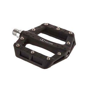 Eclypse Lightweight Nylon Composite Body Platform Pedals Perfect for MTB, BMX, Downhill – Replaceable Traction Pins - 9/16” Chromoly Spindle