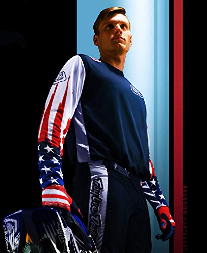 Troy Lee Designs Motocross Motorcycle Dirt Bike Racing Mountain Bicycle Riding Gloves, Air Glove