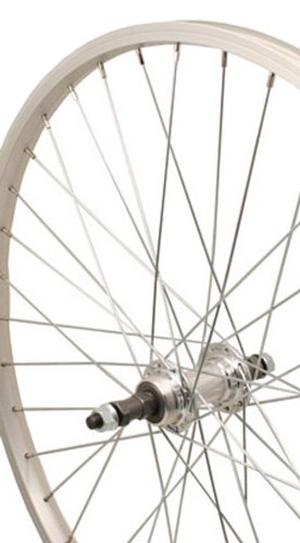 Sta Tru Silver Alloy ATB Freewheel Hub Rear Wheel (24X1.5-Inch)