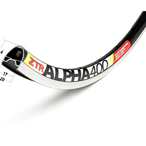Stan's NoTubes ZTR Alpha 400 Rim - 700c, 28H, Black