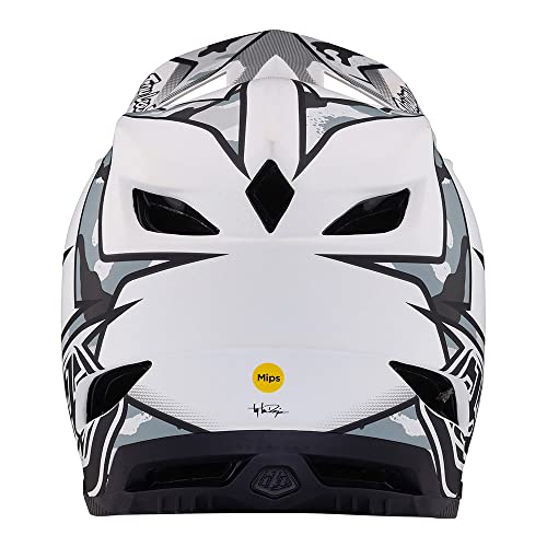 Troy Lee Designs Adult | Downhill | Mountain Bike | BMX | Full Face D4 Composite Helmet Stealth W/MIPS