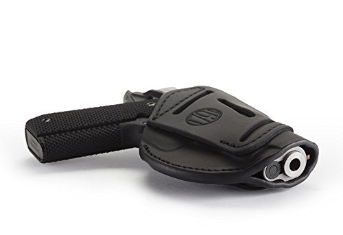 1791 GUNLEATHER 3-Way 1911 Holster - Ambidextrous OWB CCW Holster - Right or Left Handed Leather Gun Holster - Fits All 1911 Models Sig, Colt, Kimber, Ruger, Browning, Taurus and Remmington