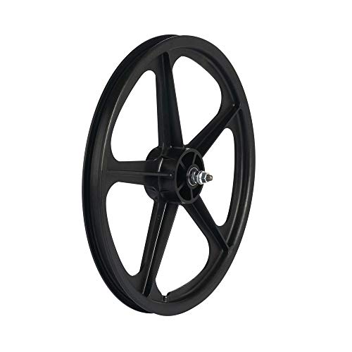 SKYWAY, Tuff II 20" 5 Spoke, Wheel, Front, Black, 20'' / 406, Bolt-on, 100mm, Rim