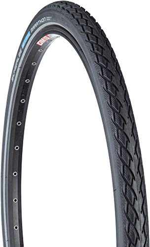 Schwalbe - Marathon HS 420 Touring Bike Tire | 3mm Puncture Protection with Reflective sidewall | for City, Urban, Hybrid Bicycles