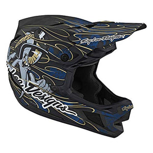Troy Lee Designs Adult | Limited Edition | BMX | Downhill Mountain Bike D4 Carbon Helmet